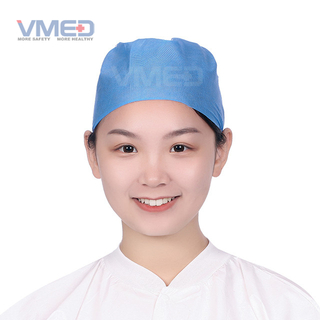 Gorro médico desechable SMS + PP con elástico